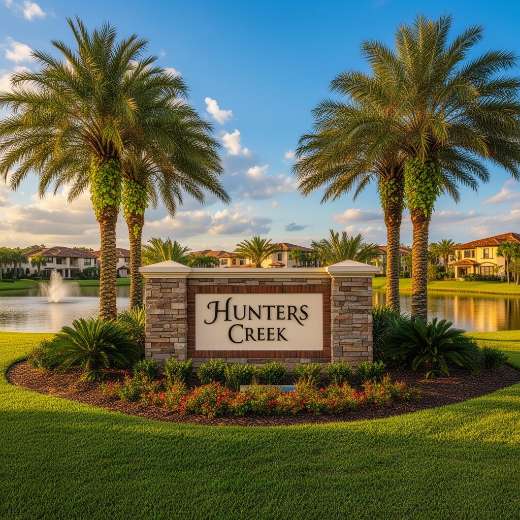 Hunters Ridge Community. Sign Hunters Creek Home Insurance | 32837 HOA & Wind Mitigation